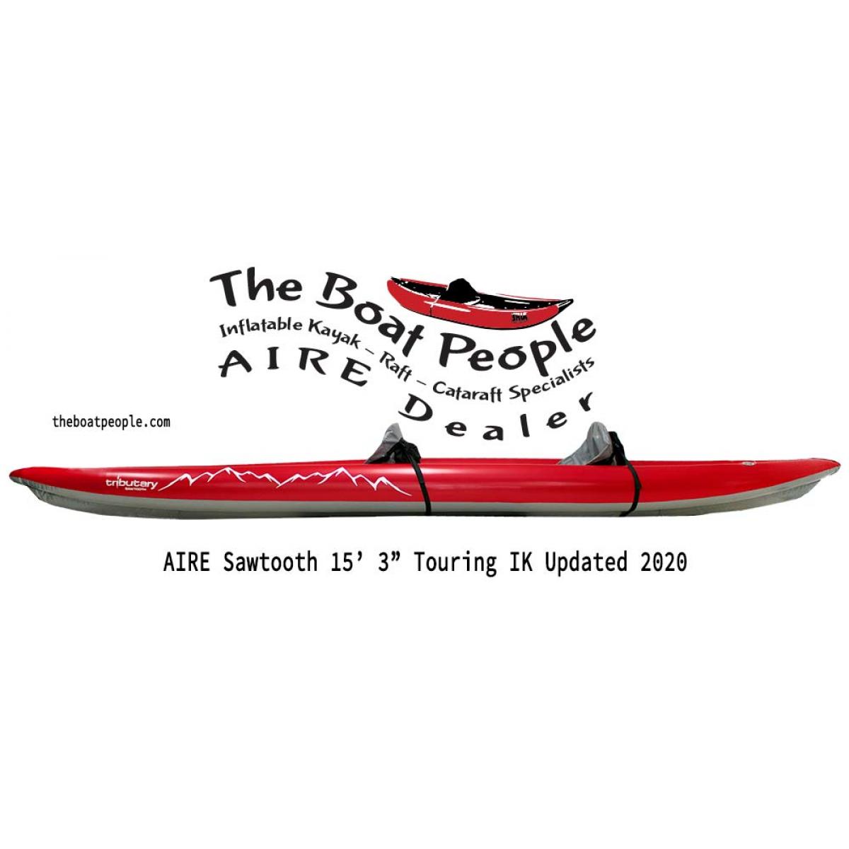 AIRE Tributary Sawtooth Tandem Inflatable Kayak Touring Side